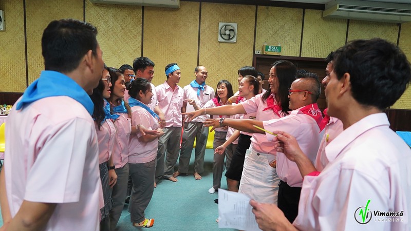 อบรมหลักสูตรการทำงานเป็นทีม กิจพัฒนาพิมพ์ย้อม สมุทรสาคร