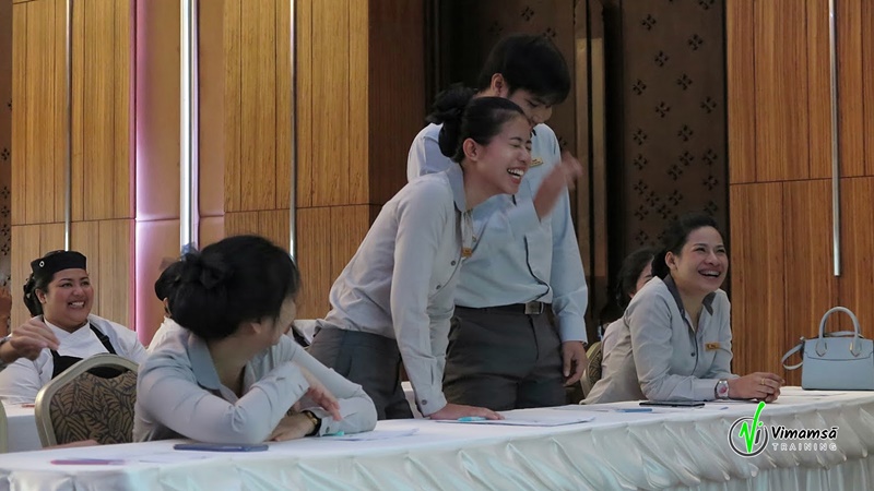 อบรมหลักสูตรทักษะการสื่อสารและถ่ายทอด โรงแรมโนราบุรี สมุย